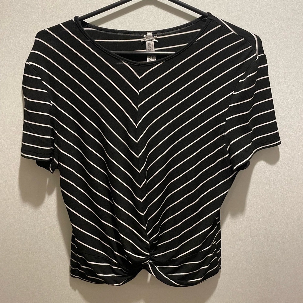 Pick 2 for $20 - Black and White stripe shirt